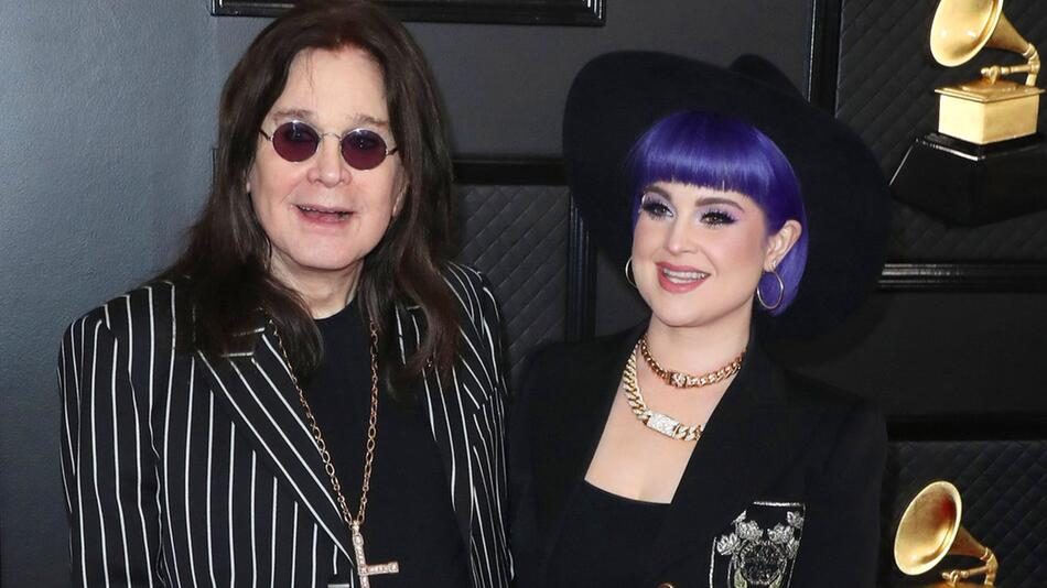 Ozzy Osbourne und Tochter Kelly bei den Grammy Awards 2020.