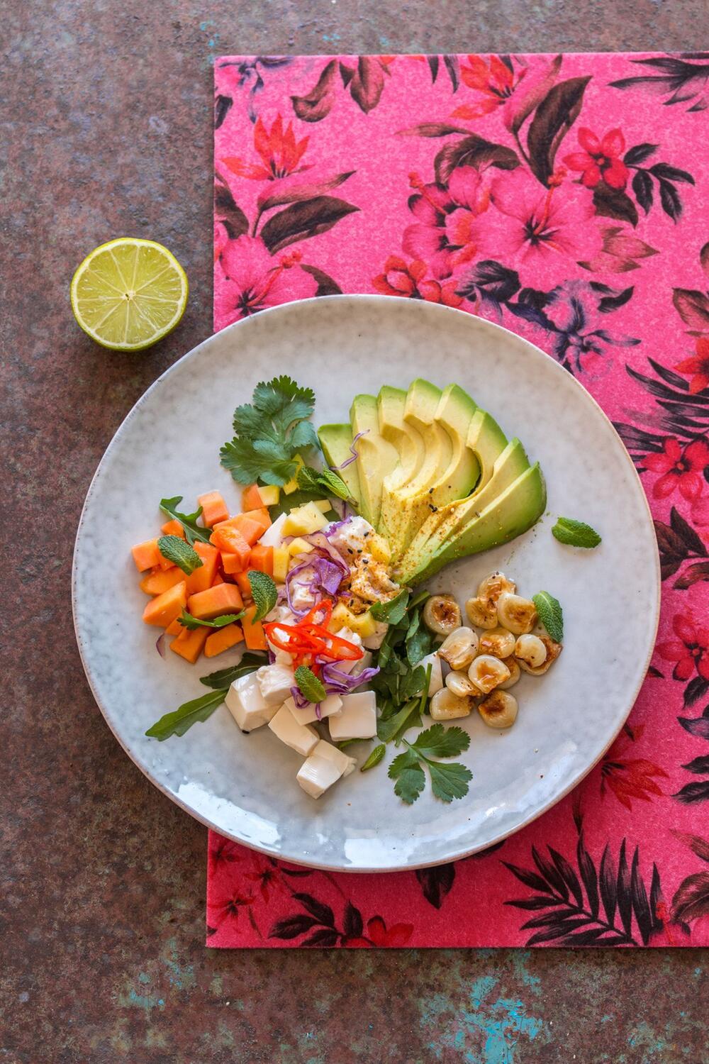 Tofu-Ceviche mit Avocado
