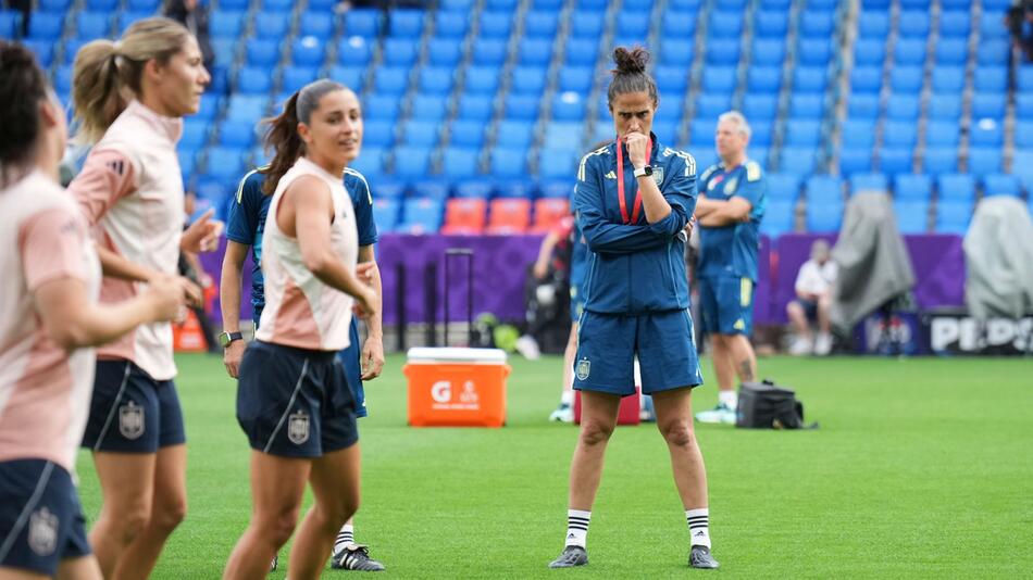 Vor dem Finale der Fußball-EM der Frauen - Training Spanien