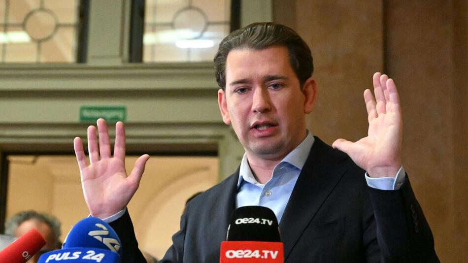 Sebastian Kurz nach der Urteilsverkündung im Februar 2024