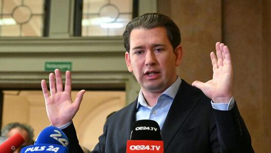 Sebastian Kurz nach der Urteilsverkündung im Februar 2024