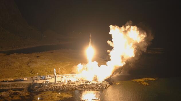 HANDOUT - Isar Aerospace Rakete hebt erfolgreich ab