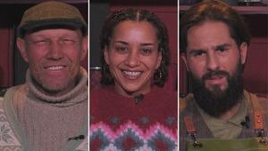 Axel Schulz, Nadja Benaissa und Maurice Dziwak (r.) sind drei der fünf Finalisten der aktuellen ...