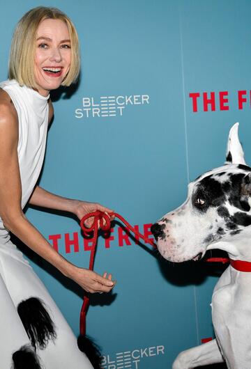 Naomi Watts und Dogge Bling