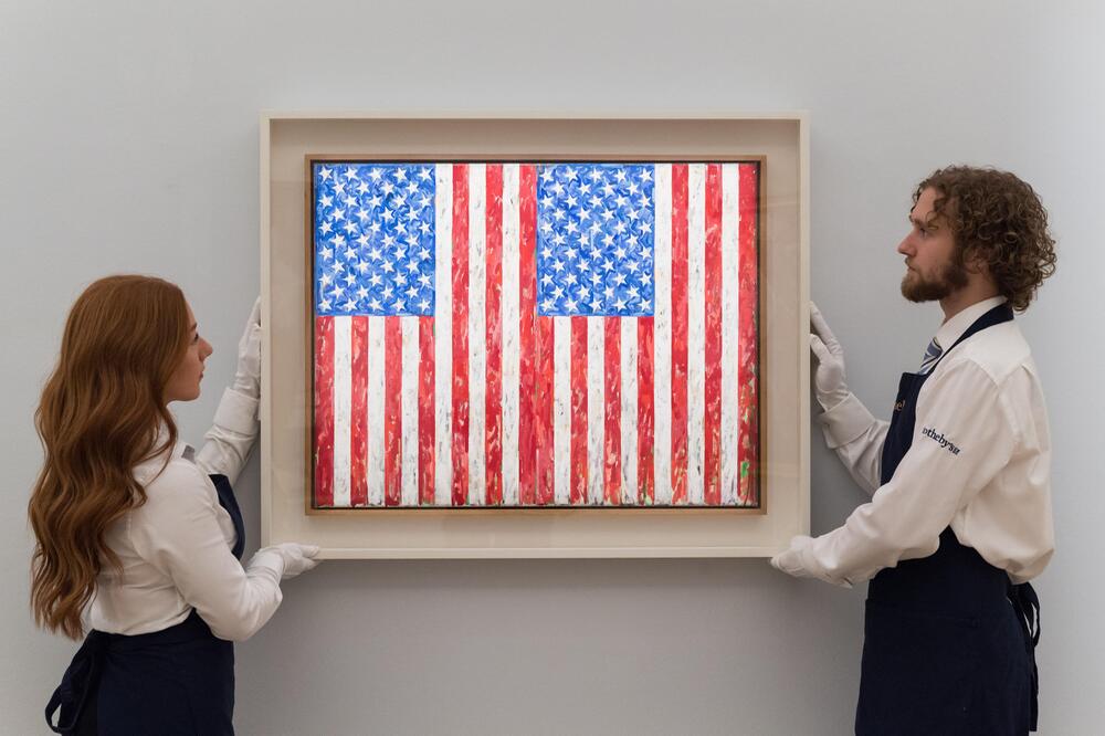 "Flags" von Jasper Johns
