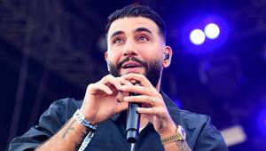 Der Rapper Samra, hier wenige Monate nach der Geburt seines ersten Kindes auf einem Festival ...