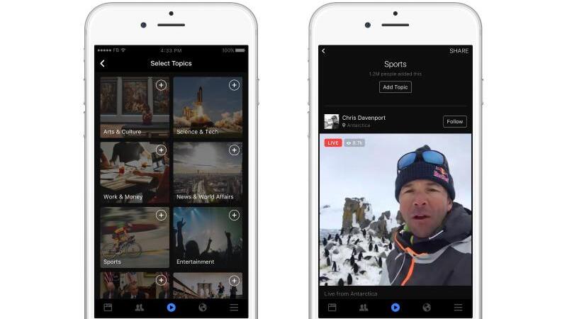 Live-Videos bei Facebook