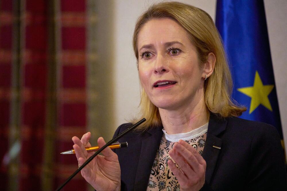 Die Hohe Vertreterin der Europäischen Union für Außen- und Sicherheitspolitik Kaja Kallas