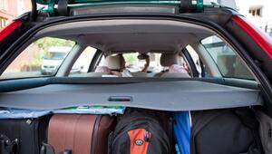 Der voll gepackte Kofferraum eines Autos
