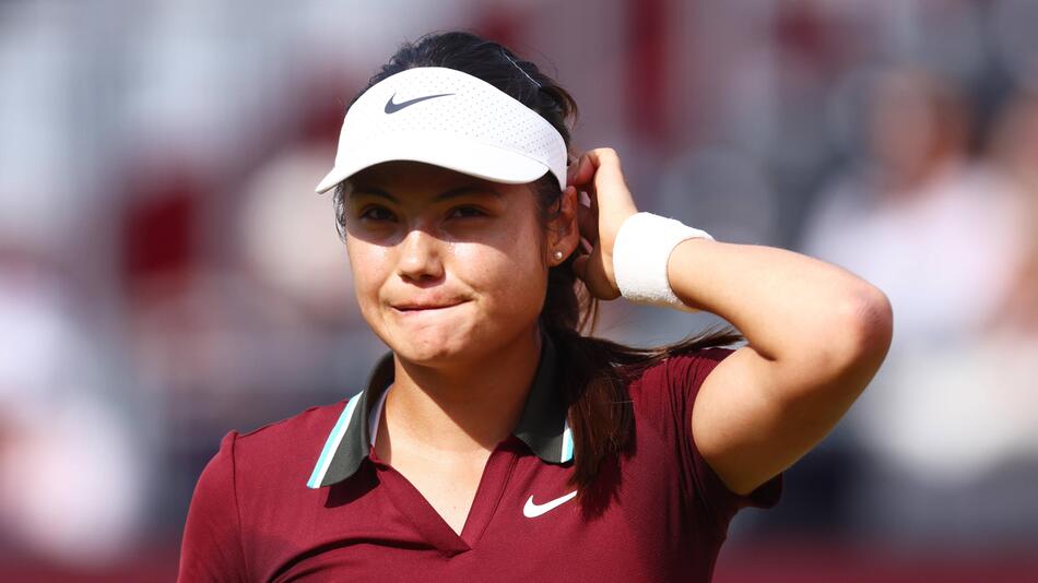 Tennis-Star Emma Raducanu zuletzt bei einem Turnier in London