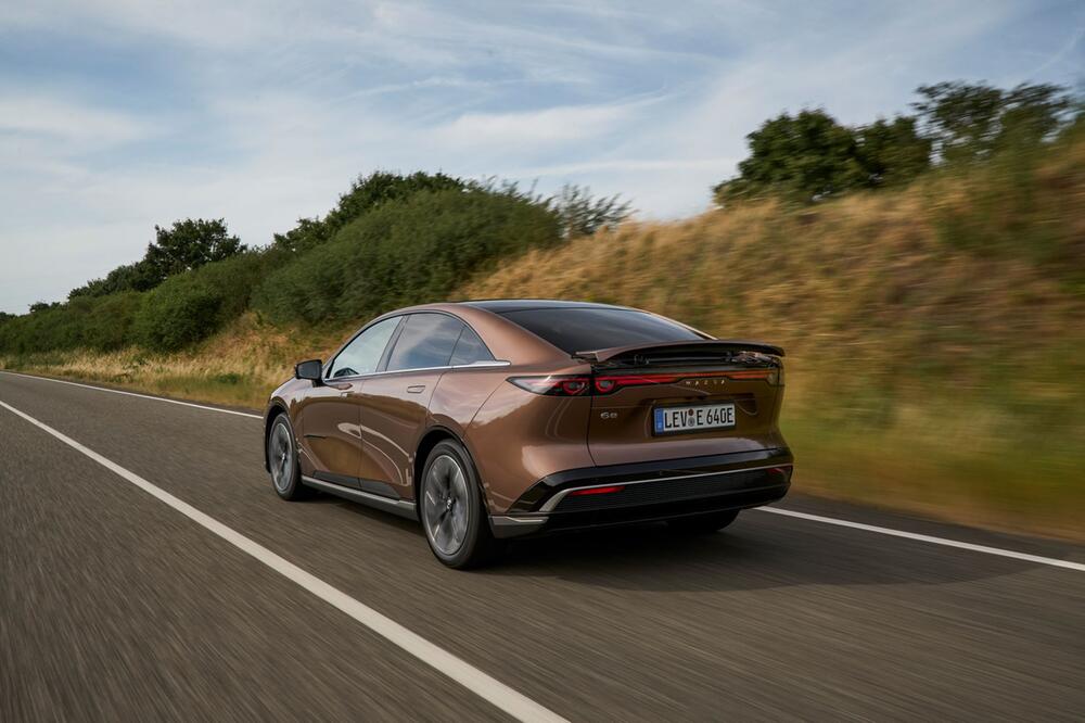Rückansicht Mazda 6e