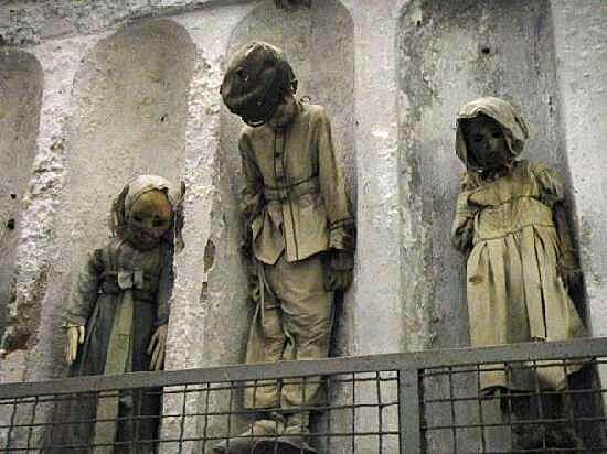 Mumien Von Palermo Geist Fotografiert