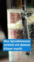 Was Sprudelwasser wirklich mit deinem Körper macht