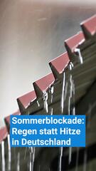 Sommerblockade: Regen statt Hitze in den nächsten Tagen