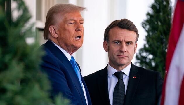 US-Präsident Donald Trump und Frankreichs Präsident Emanuel Macron