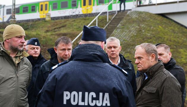 Bahnstrecke in Polen durch Sabotage beschädigt