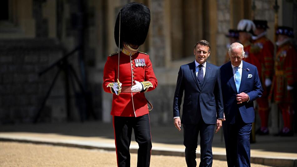 Frankreichs Präsident Macron in Großbritannien