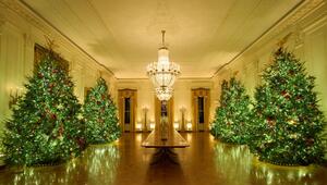 Weihnachtsdekoration im Weißen Haus in Washington