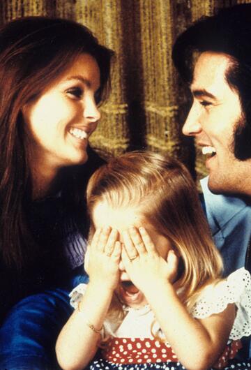 Priscilla, Elivs und Lisa Marie Presley