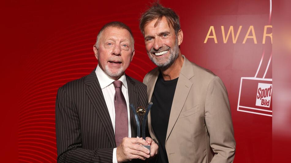 Ziemlich beste Freunde: Jürgen Klopp (r.) und Boris Becker.