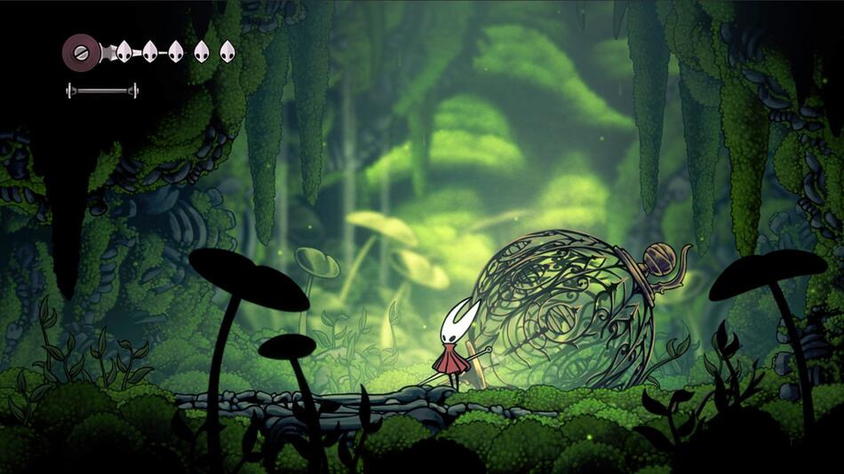 Screenshot vom Spiel "Hollow Knight: Silksong"