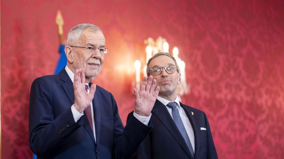 Van der Bellen empfing Kickl in der Hofburg.