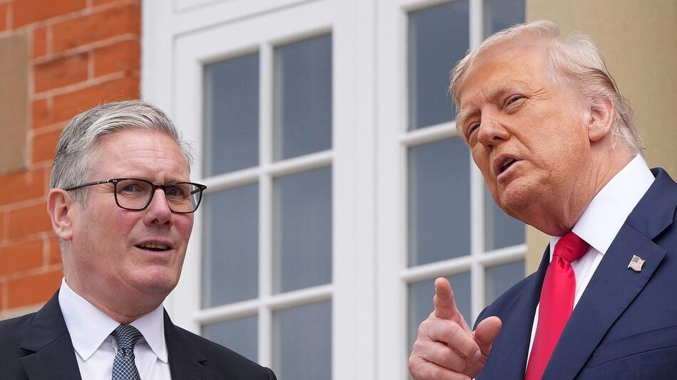 US-Präsident Trump in Schottland