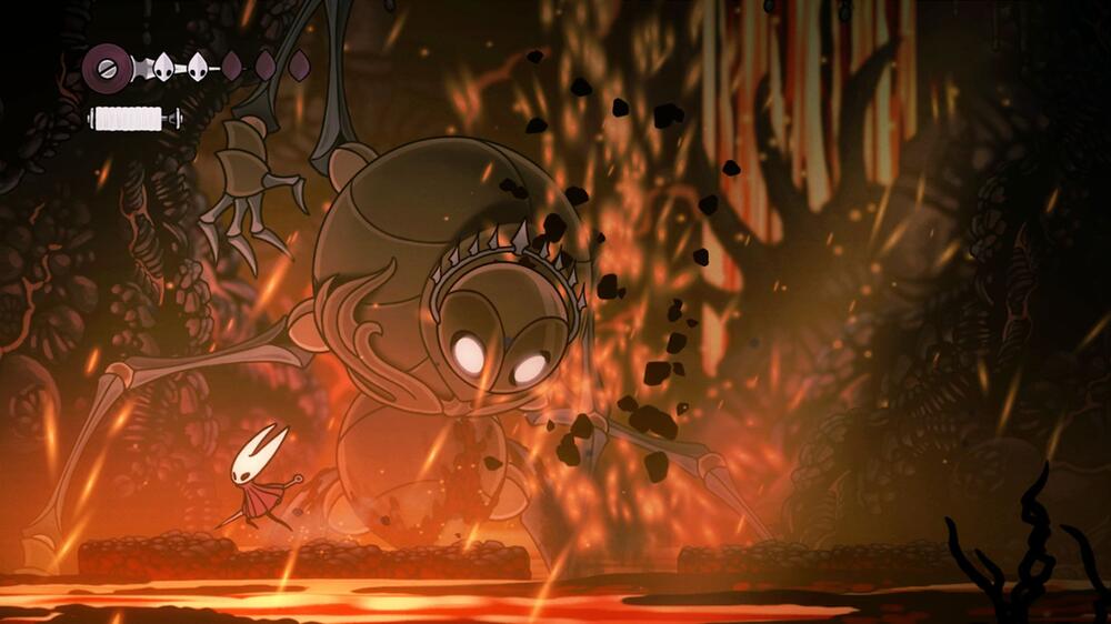 Screenshot vom Spiel "Hollow Knight: Silksong"