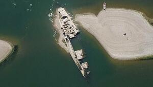 Pegel auf Rekord-Tiefstand: Nazi-Wracks tauchen in Donau auf