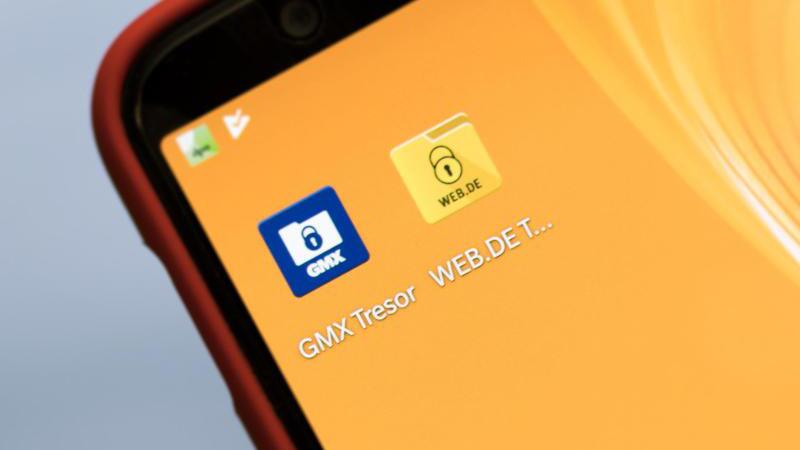 Tresor-Apps von Web.de und GMX