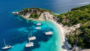 Gidaki Beach auf der griechischen Insel Ithaka.