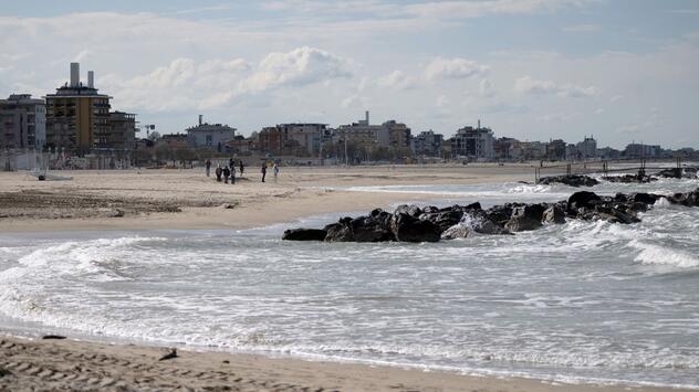 Strand an der italienischen Adria