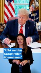 USA wollen den Gazastreifen übernehmen