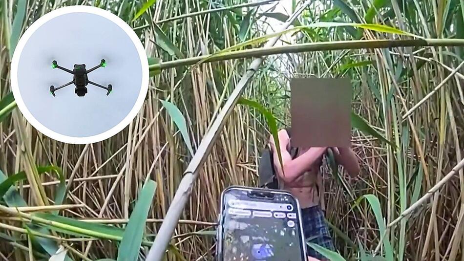 Stundenlang im Sumpf verschollen: Polizei in Massachusetts rettet Mann mit Drohne