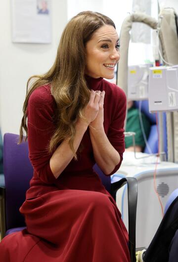 Prinzessin Kate und Patientin des Royal Marsden Hospital