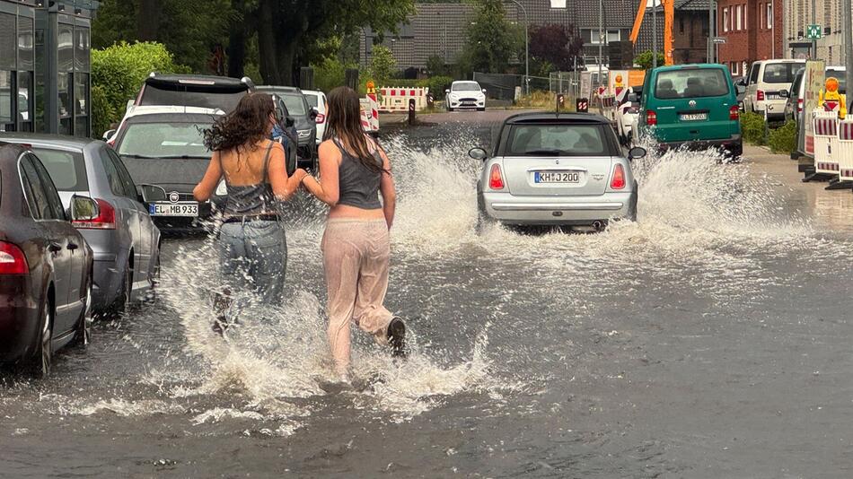 Unwetter im Emsland