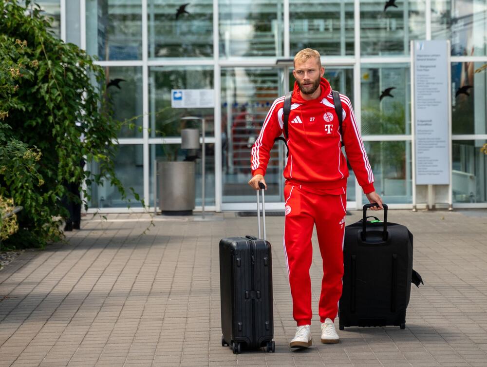 Fußball: Club-WM, Rückreise FC Bayern München