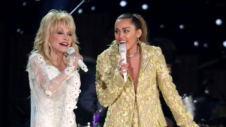 Dolly Parton und Miley Cyrus