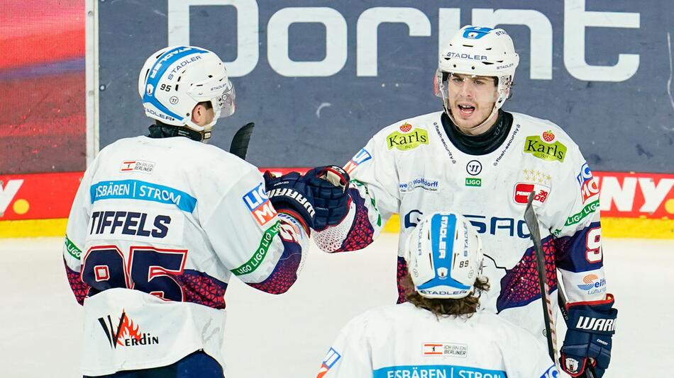 Eisbären-Profis Tiffels, Boychuk und Ronning