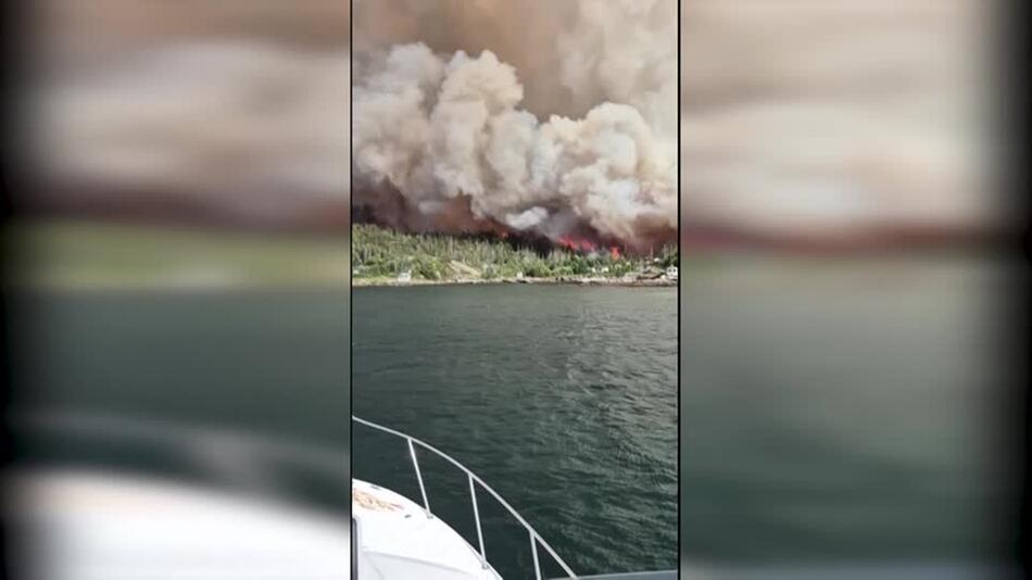 Heftige Waldbrände in der östlichsten Provinz Kanadas