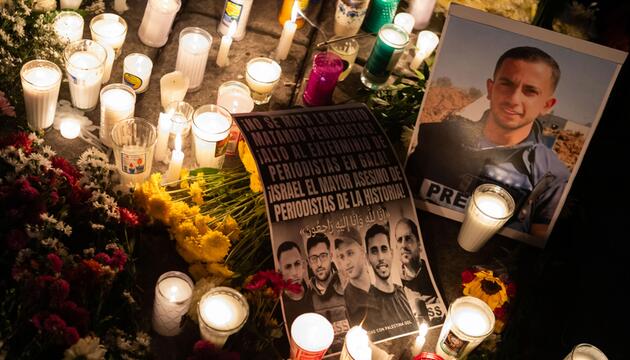 Gedenken an Al-Jazeera-Journalist Anas Al-Sharif