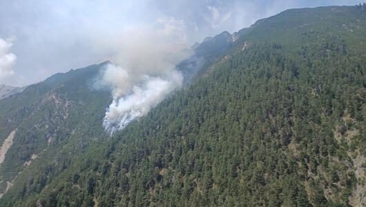 Der Waldbrand oberhalb von Wildermieming ist endgültig gelöscht