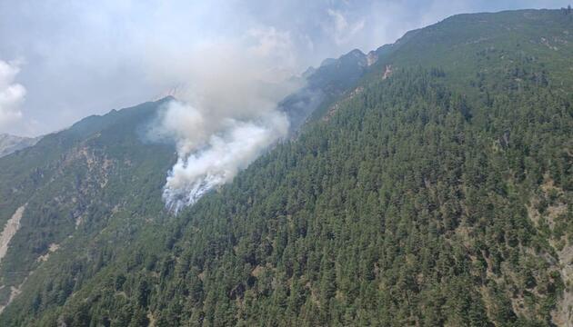 Der Waldbrand oberhalb von Wildermieming ist endgültig gelöscht