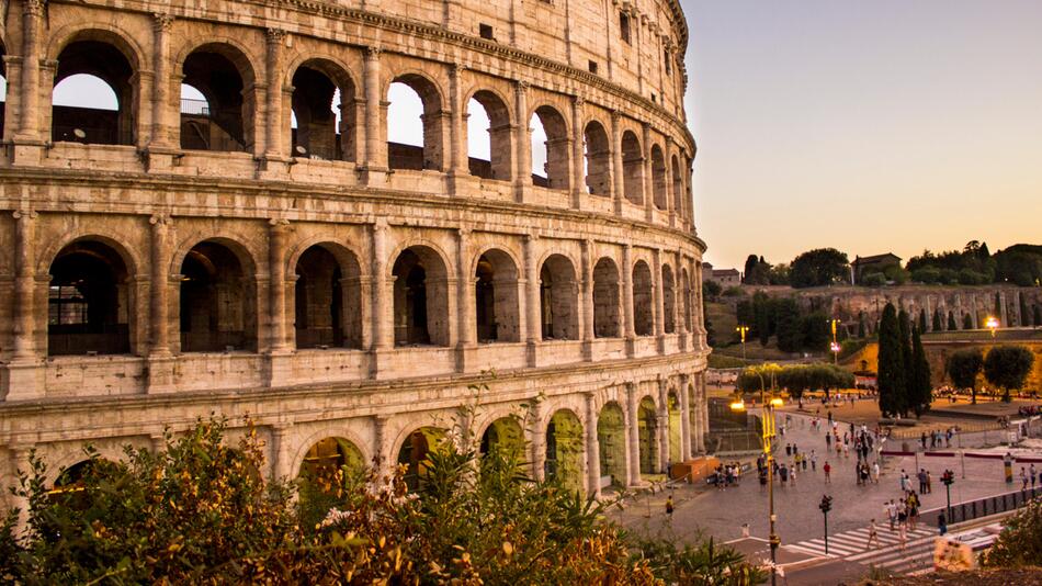 Aufnahme des Kolosseum in Rom, Italien