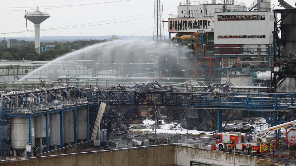 Nach der Explosion im Leverkusener Chempark