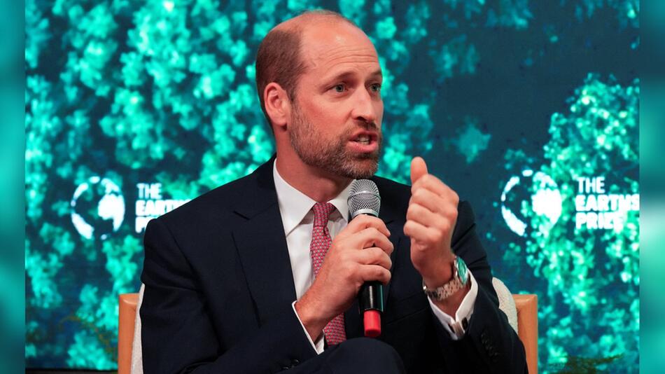 Prinz William während seines ersten Auftritts bei der diesjährigen London Climate Action Week.