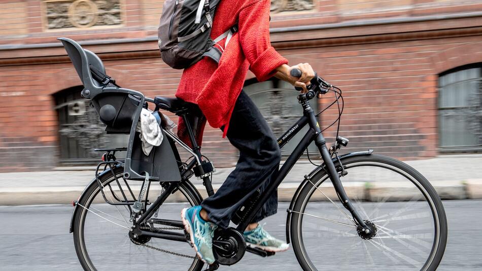 Fahrrad mit Kindersitz