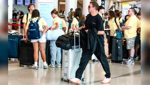 Julian Nagelsmann am Dienstag auf dem Flughafen in Charlotte.
