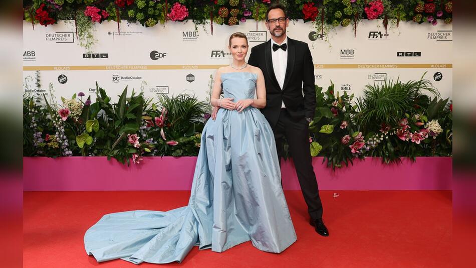 Karoline Herfurth und ihr Mann Christopher Doll bei der Verleihung des Deutschen Filmpreises.
