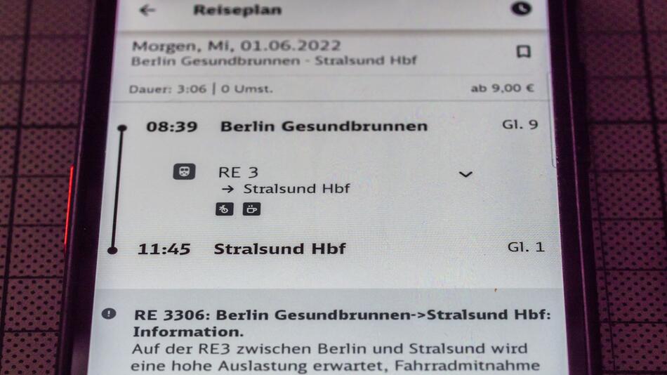 Bahn-App DB Navigator